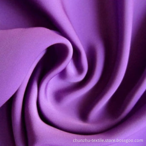 Polyester satin fabric, weighs 125gsm, full 75 x 150D yarn